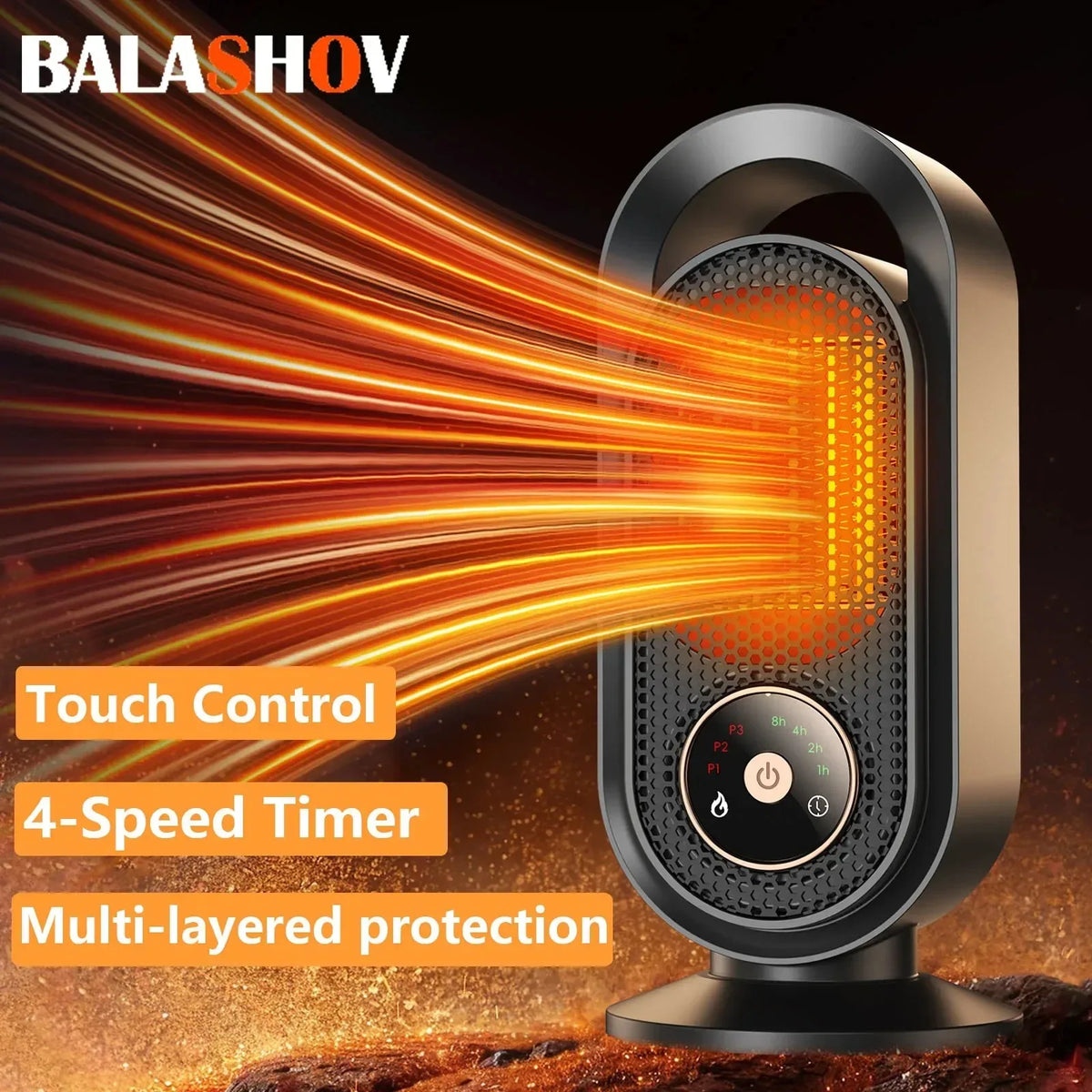 Calefactor de aire 1000W