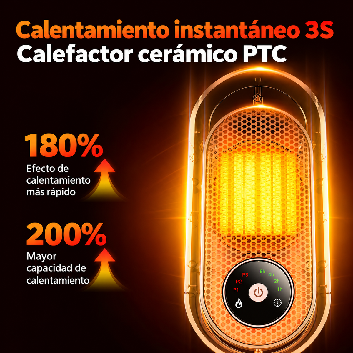 Calefactor de aire 1000W