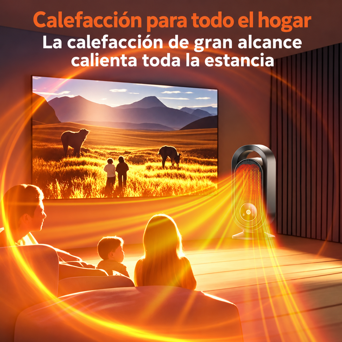 Calefactor de aire 1000W