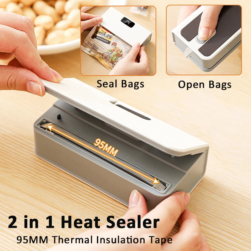 Mini – Sellador de bolsas recargable portátil
